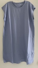 SALE $55/$168 NEW EILEEN FISHER WOMEN'S DRESS L COTTON  LARKSPUR CAP SLEEVE