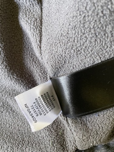 The North Face Fleece Windbreaker Black Gray Jacket Youth Boys Size Large 14/16 - Picture 10 of 12
