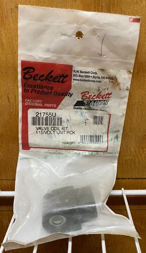 Beckett 21755U Valve Coil Kit 115/VOLT UNT PCK