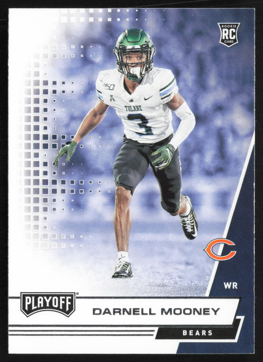 2020 Panini Playoff Darnell Mooney #249 Rookie RC Chicago Bears