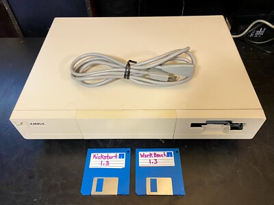 Commodore Amiga 1000 Computer W/ Startup Disks & Power Cord Read ...