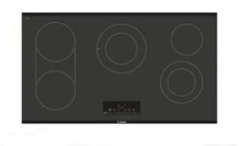 Bosch NET8668UC 800 Series 36 Inch Electric Cooktop with 5 Smoothtop Burners.