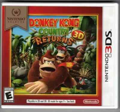 NINTENDO DONKEY KONG COUNTRY RUTURNS 3DS KIRBY