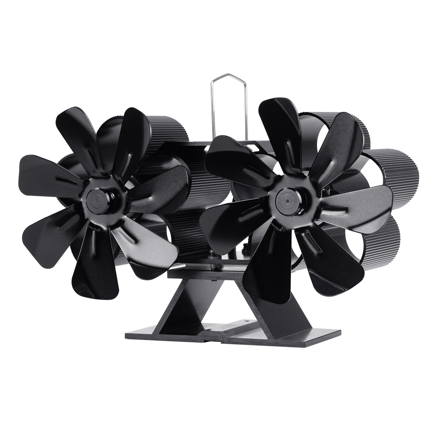 14 Blade Heat Powered Fireplace Fan Non Electric Thermoelectric Wood Stove Fan eBay