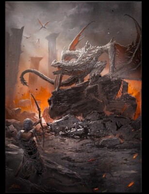 Displate Limited Edition - The Dragon Hunter