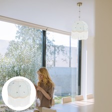  Ricambio Paralume Bianco per Lampada da Tavolo Paralumi in Tessuto