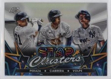 2023 Topps Cosmic Chrome Stars Clusters Oswald Peraza Oswaldo Cabrera 1d0h