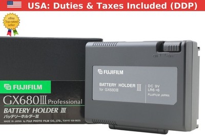 [ Unused w/ Box ] Fuji Fujifilm Battery Holder III for GX680 III From JAPAN
