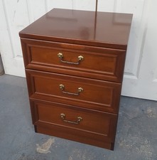G Plan 3 Drawer Bedside Cabinet
