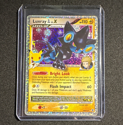 The Pokémon Company Luxray GL Lv.X Holo Ultra Rare 109/111 Rising Rivals Eng