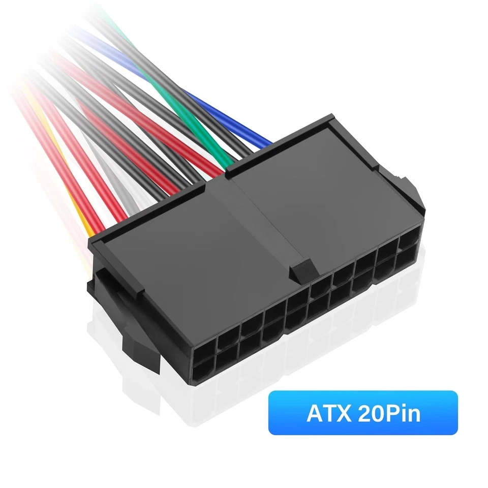 ATX to AT Power Adapter Cable 20cm 18AWG 20-Pin to Dual 6-Pin Converter - Image 4 of 4