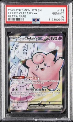 2025 POKEMON JTG EN-JOURNEY TOGETHER ULTRA RARE #173 LILLIE'S