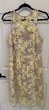 Trina Trina Turk Women's Arroyo Tea Length Lace Dress SZ 10 RT $186