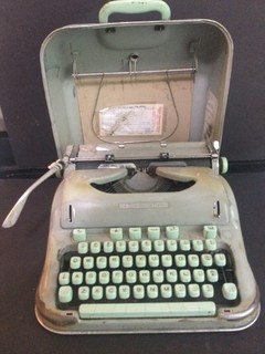 Hermes 3000 Typewriter Script Cursive Type Swiss For Parts or Repair