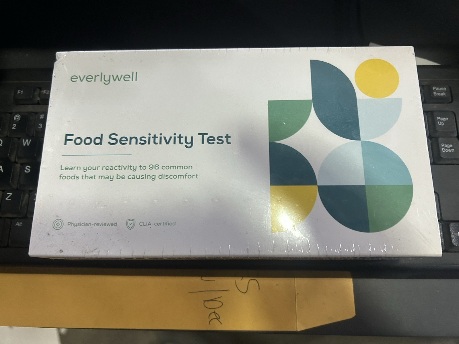 EverlyWell Food Sensitivity Test Kit Comprehensive Sealed Pack, 204 Common