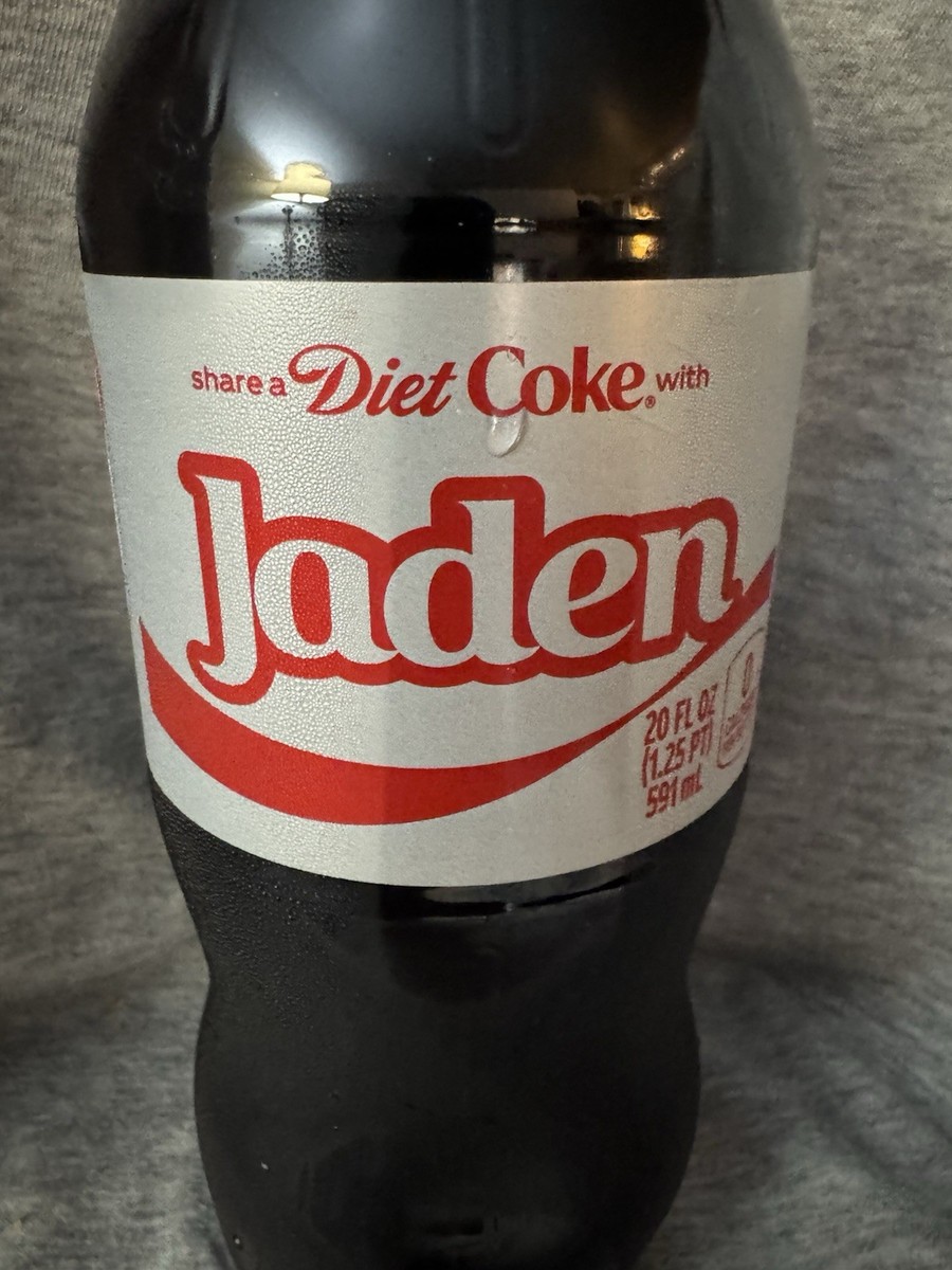 Share a Coke with Jaden 2025 Personalized Gift Coca~Cola Bottle