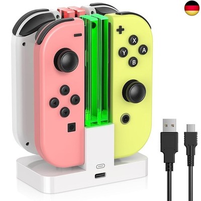 FASTSNAIL Ladestation für Switch Controller, Kompatibel mit Nintendo