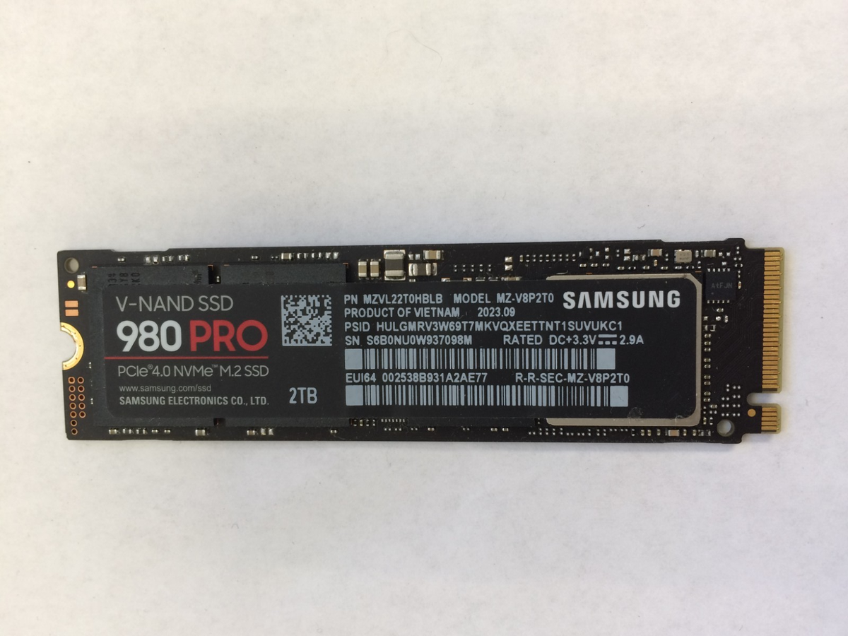 SAMSUNG 980 M.2 NVMe SSD 4TB 2TB 1TB 960GB 512GB 500GB 256GB 250GB