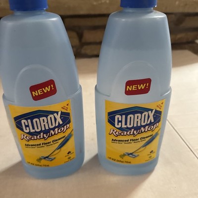 2 Clorox Ready Mop Advanced Floor Cleaner Refill Replacement Bottle Discontinued