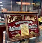 Victorian Advertising Stationers Cupboard – George W. Hughes Pen Display Cabine — photo 3