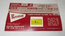 Recoton 372 Sapphire Needle for Astatic Players See Photo for List