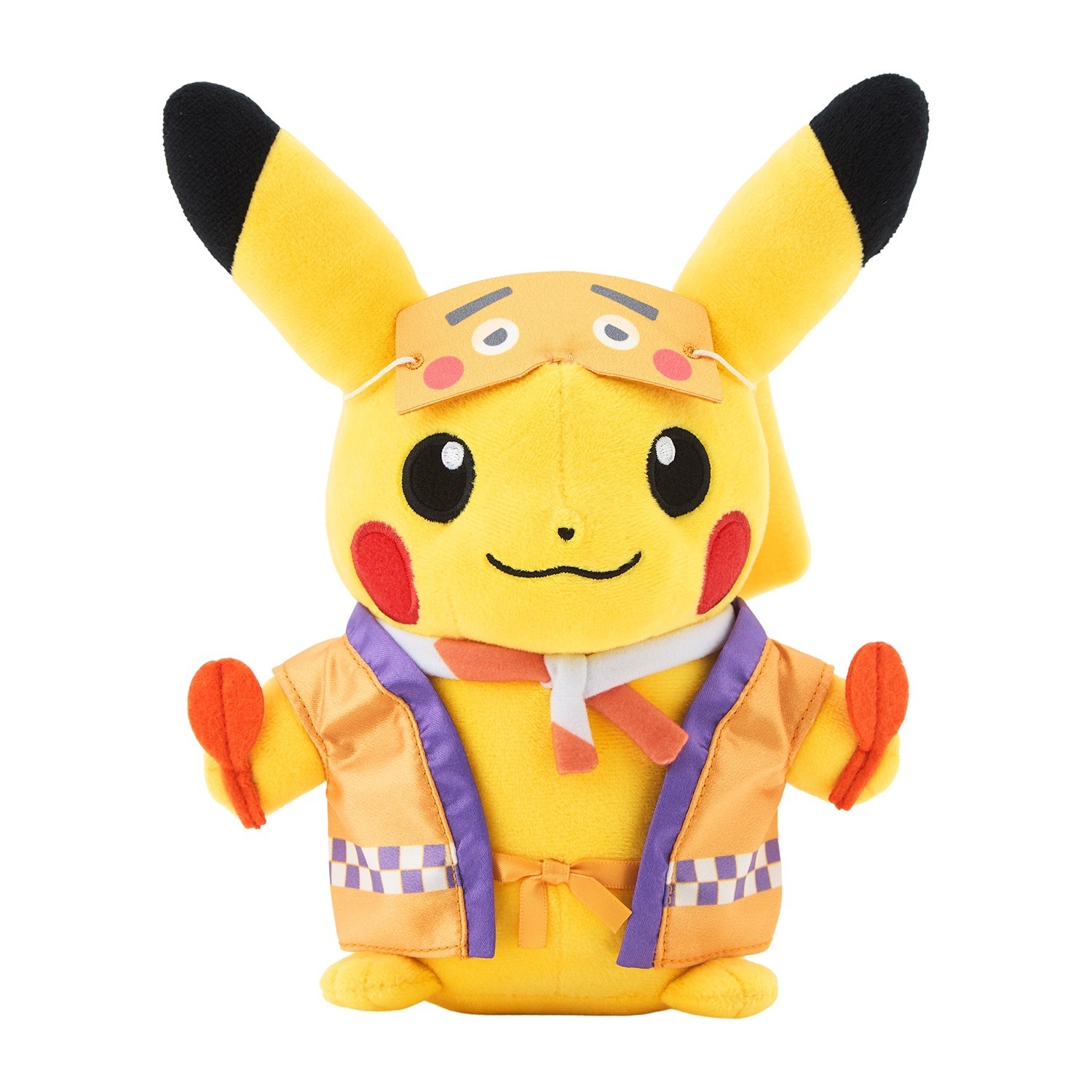 【Pokemon】 Plush doll Niwaka Men Pikachu Pokemon Center FUKUOKA R