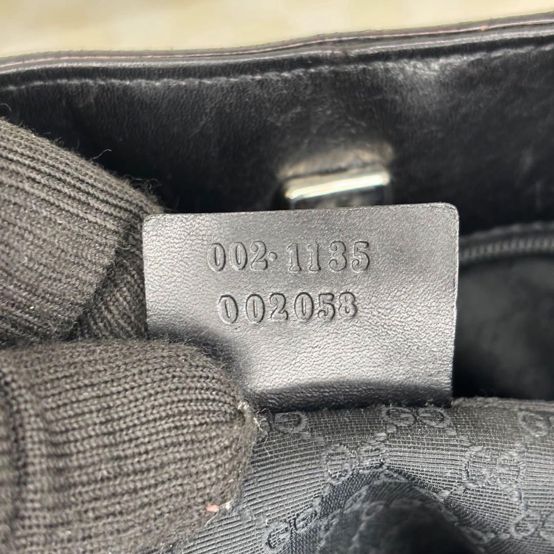 GUCCI Tote Bag SA Leather Large Authentic Fashion Ladies thumbnail 14