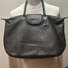Borsa a mano PICARD pelle ciottolata marrone scuro una bellissima borsa vintage ottime condizioni