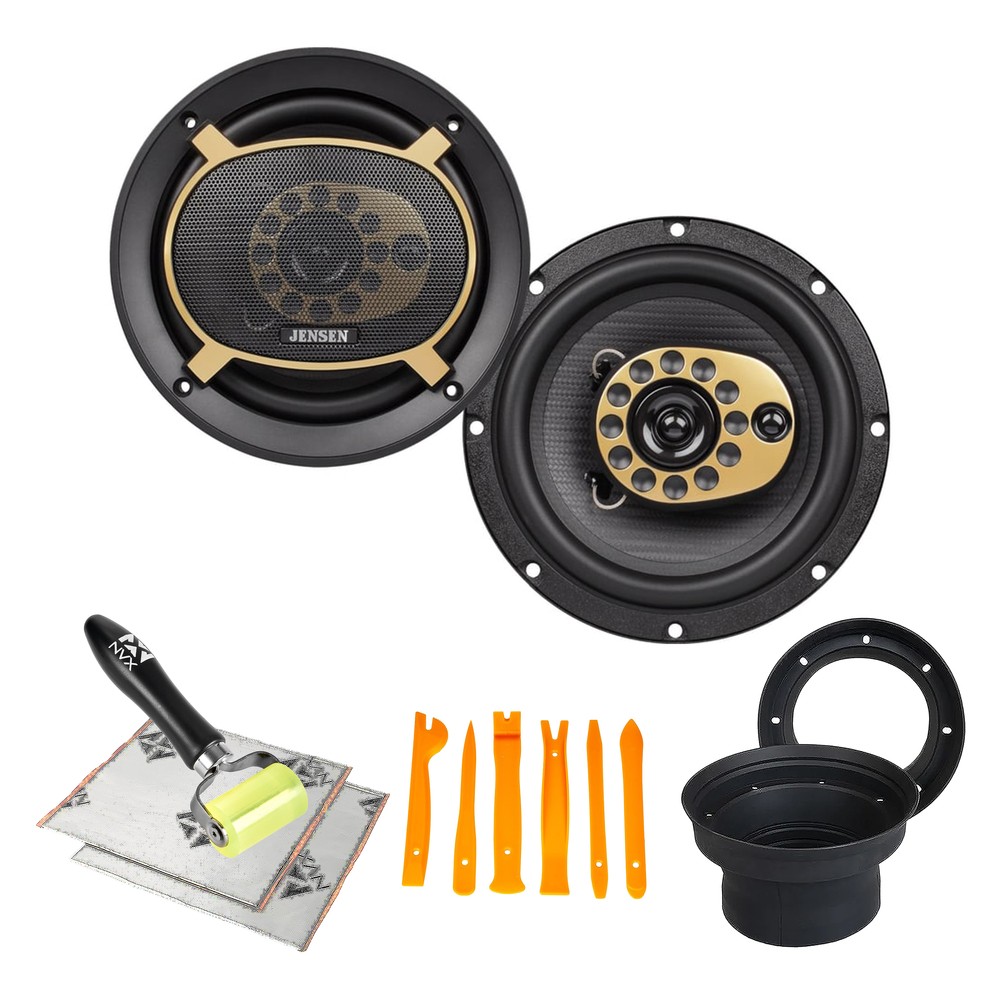 Коаксиальные колонки Jensen JS65T мощностью 100 Вт RMS 65 с аксессуарами 17990₽