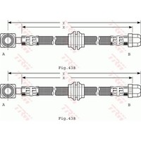 2X TRW BremsschlÄUche Hinten Beidseitig Passend FÜR Mini Mini Links+Rechts