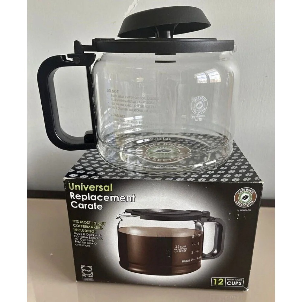 Traditional Style Replacement Glass Coffee Carafe 12 Cup Capacity