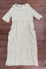 Vtg Patina Capriccio Maxi Long Dress Women M Seafoam Boater Peasant Prairie $268