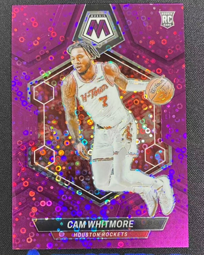 Cam Whitmore 2023-24 Panini Mosaic RC Fast Break Purple /50 #217