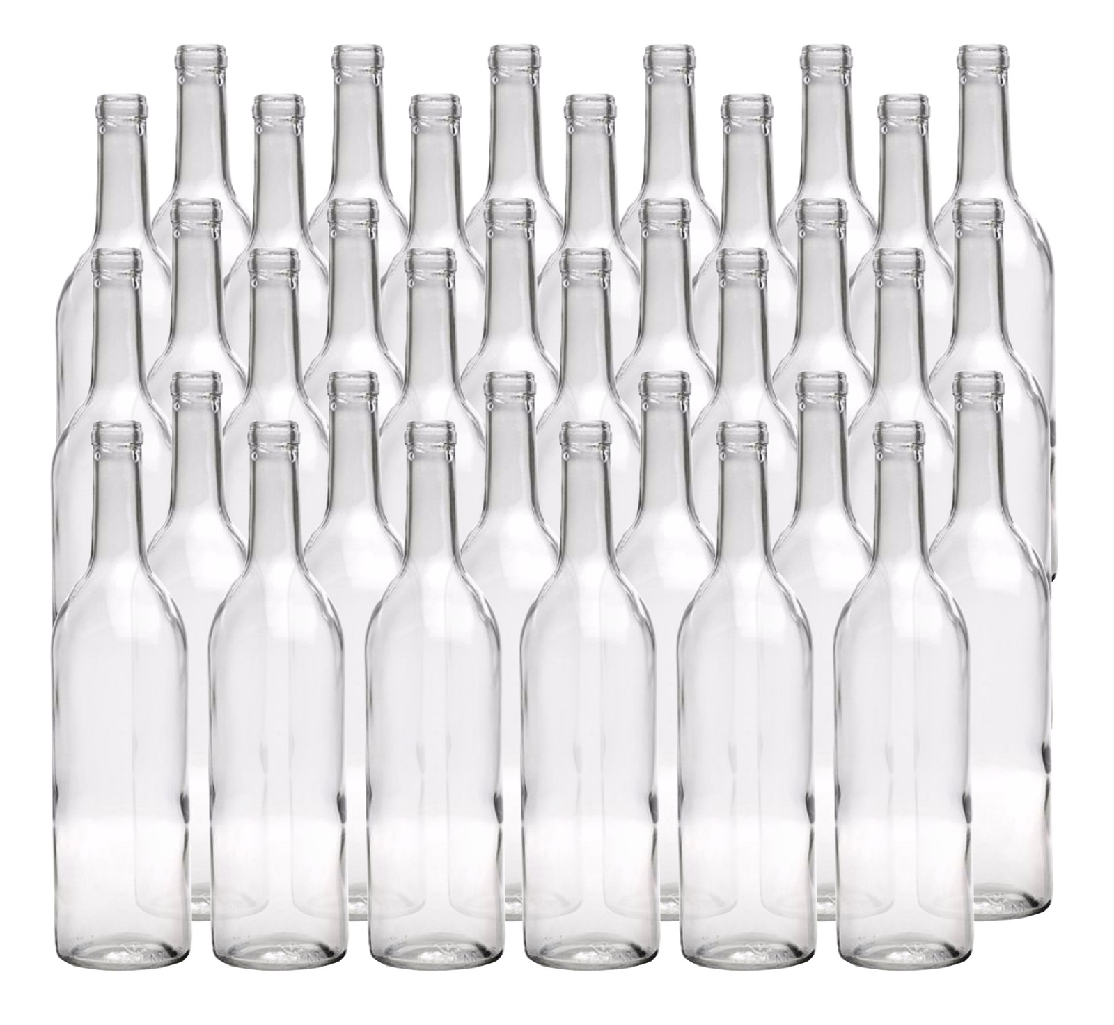 Home Brew Ohio 6 Gallon Bottle Set: Clear Claret/Bordeaux (36 Bottles)