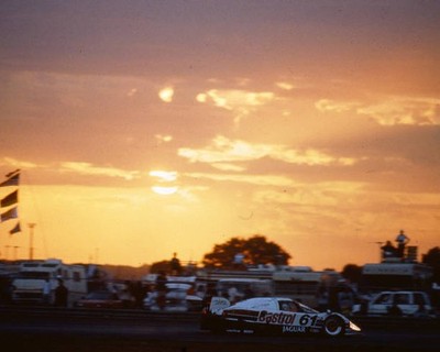 The Castrol Jaguar XJR 12 of Jan Lammers Andy Wallace Davy Jones r- Old Photo