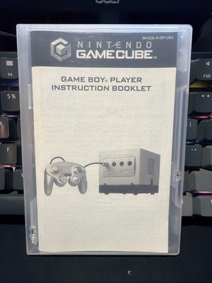 Nintendo GameCube Game Boy Player Start-Up w/Disc + Case + Manual | OEM