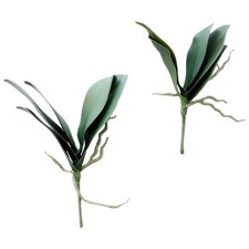 2Pcs DIY Phalaenopsis Leaves Decorative Plant Leaves Flower Arranging Supplies