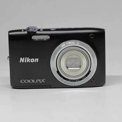 Nikon COOLPIX S2800 Digital Camera Black 20.1MP NIKKOR 5x Zoom