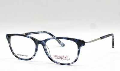 NEW GENEVIEVE LIBBY BLUE TORTOISE AUTHENTIC EYEGLASSES 49-16