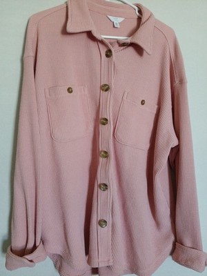 Time & Tru Button-up Sweater Womens Size Xxl (20)