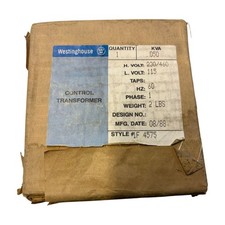 Westinghouse 1F4575 0.050 KVA Control Transformer 230/460V-115V 1Ph MTC Type