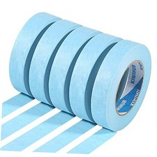 Light Blue Painters Tape,1 inch x 60 Yards x Rolls 1", 60 yards 5 Sky Blue