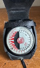Vintage DeJUR Model 50 ASA Exposure Light Meter w/Leather Case USA Made