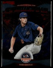 2026 Panini Stars & Stripes Prizm USA Baseball #4 Gabe Gaeckle Fireworks