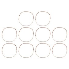 10Pcs Leather Necklace Cord Adjustable Double Knotted Rope 1.5mm Yellow