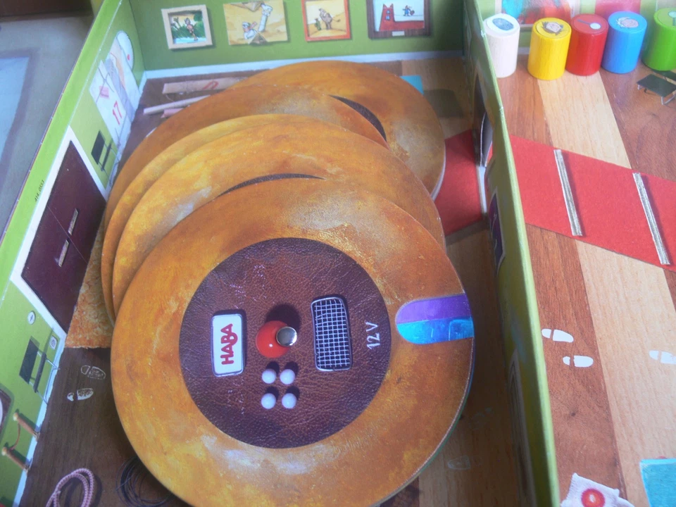 HABA 4894 Gedächtnisspiel Sherlock Kids Auf der Spur des Bilderdiebs  KOMPLETT - Bild 4 von 4