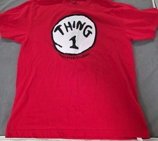 Universal Studios Hollywood Thing 1 Dr. Seuss T-Shirt Adult XL