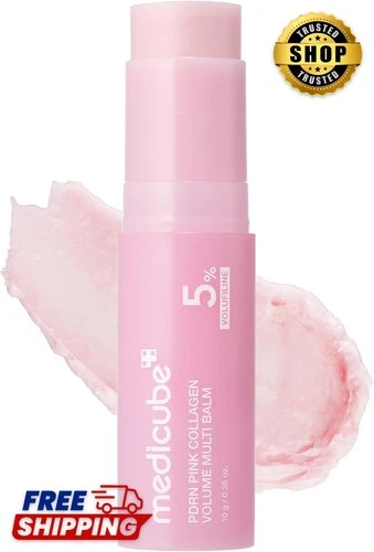 PDRN Pink Collagen Volume Balm Stick, Face & Body, K-Beauty - product listing photo