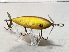 Early South Bend Surf Oreno Glass Eyes Rainbow Color