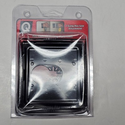 QBit SQ1000-D Double 2-Gang Oscillating Saw Blade Retrofit Tool Wall Outlet Box